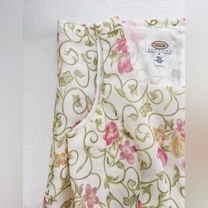 Vintage Talbots Floral Sleeveless Dress